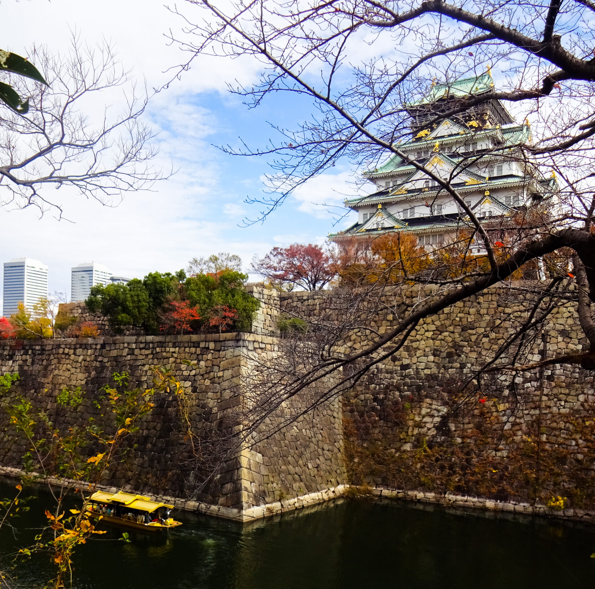 大阪城の秋